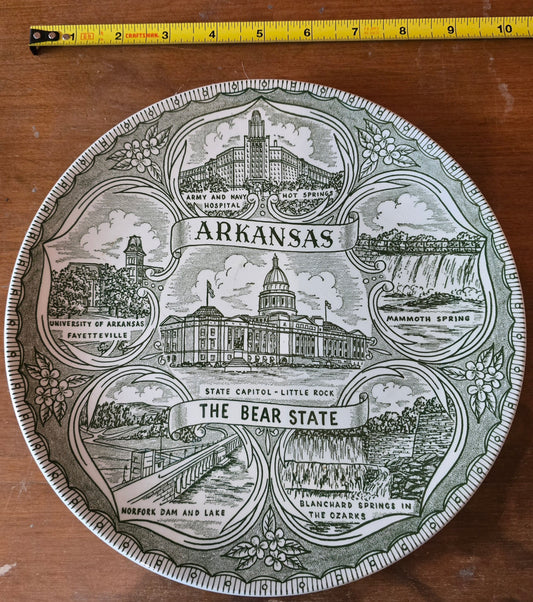 Arkansas vintage wall plate