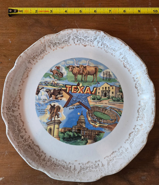 Texas vintage wall plate