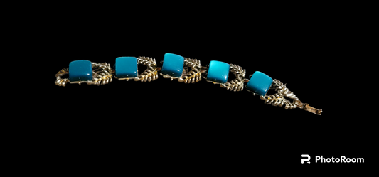 Unique blue/green vintage bracelet