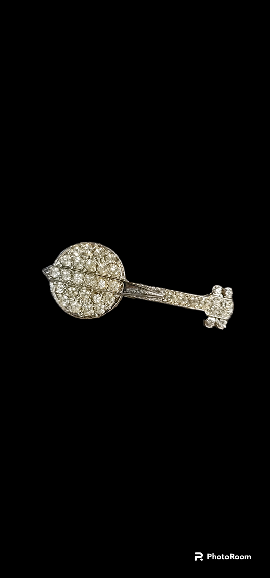 Vintage musical instrument lapel pin
