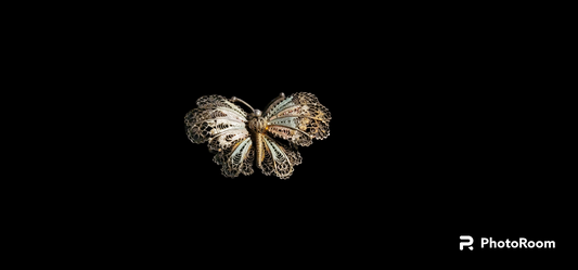 Vintage butterfly pin or brooch