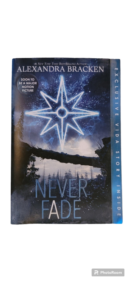 "Never Fade" paperback