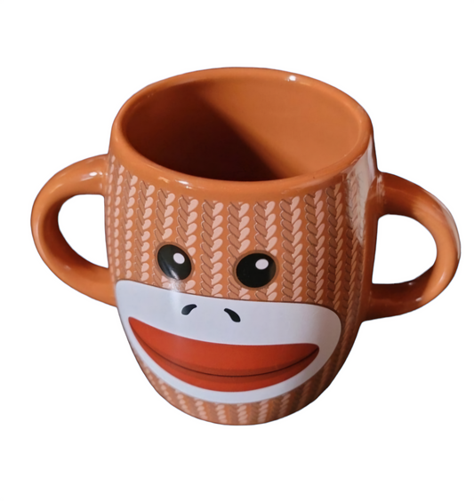 Sock monkey mug