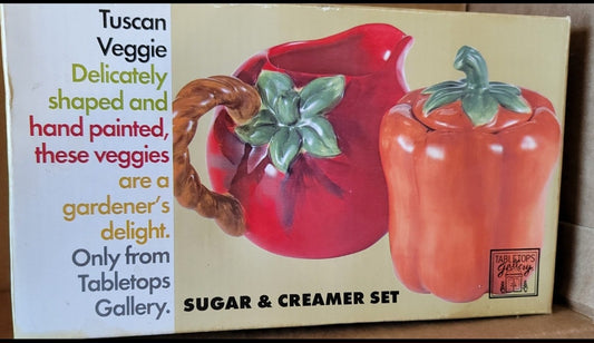 Sugar & Creamer decorative set