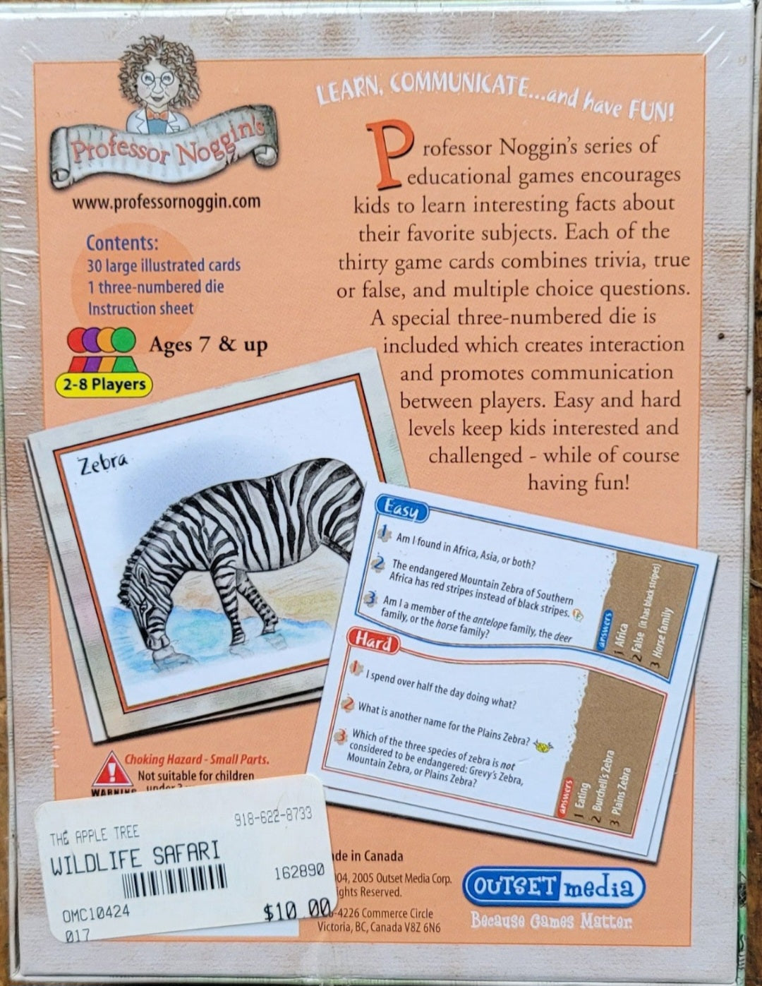 Wildlife Safari card game
