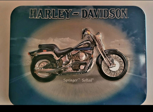 2 pack Harley Davidson playing cards in tin